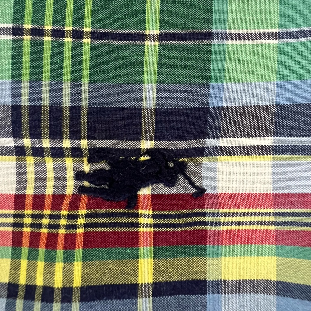 Ralph Lauren boys plaid cotton shirt button down shirt sleeve - Picture 5 of 7